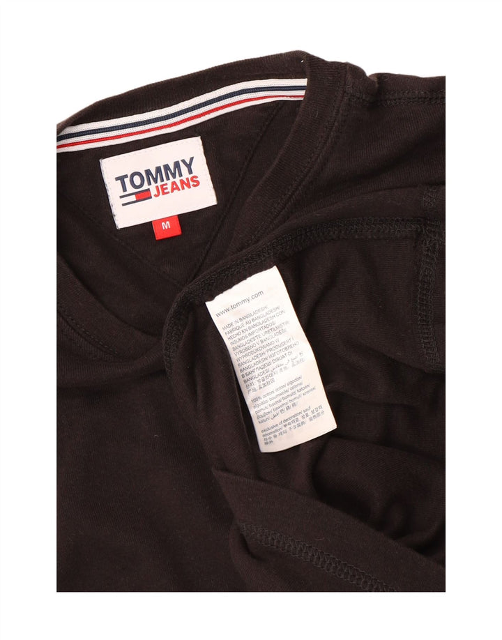 Damski top z długim rękawem Tommy Hilfiger UK 12, średniobrązowy, bawełniany
