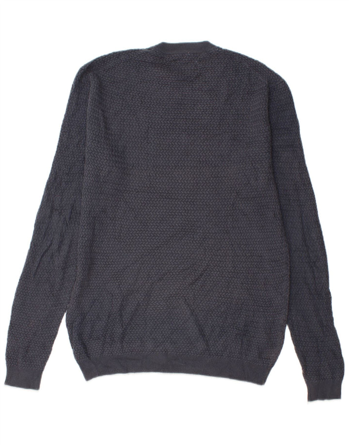 Męski sweter z wycięciem pod szyją Billabong, mały, granatowy, bawełniany