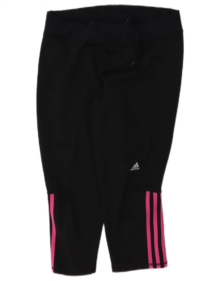 Damskie legginsy Capri ADIDAS UK 16/18, duże, czarne