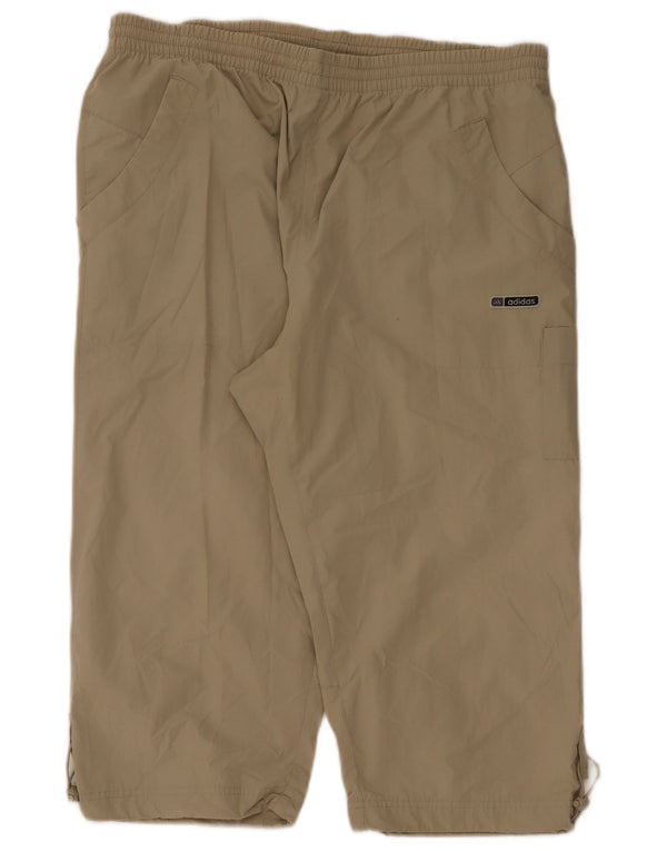 Męskie spodnie dresowe Adidas Capri XL beżowy poliester