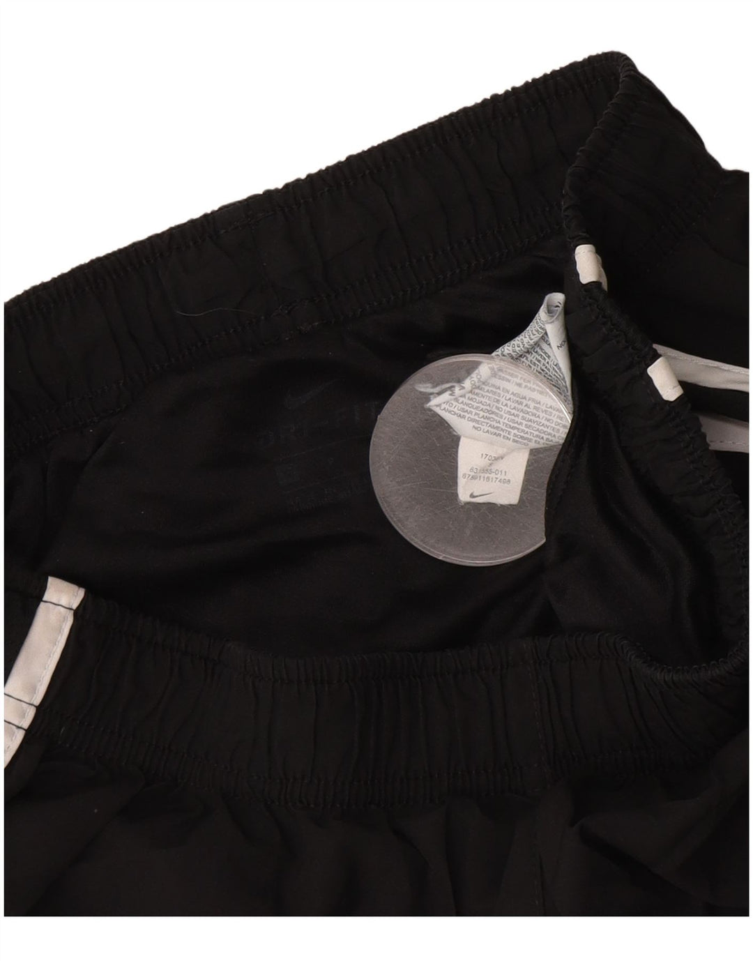Damskie spodenki sportowe NIKE UK 8, małe, czarne, poliestrowe