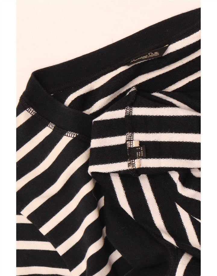 Damska bluza Massimo Dutti Jumper US 8 w średnie granatowe paski