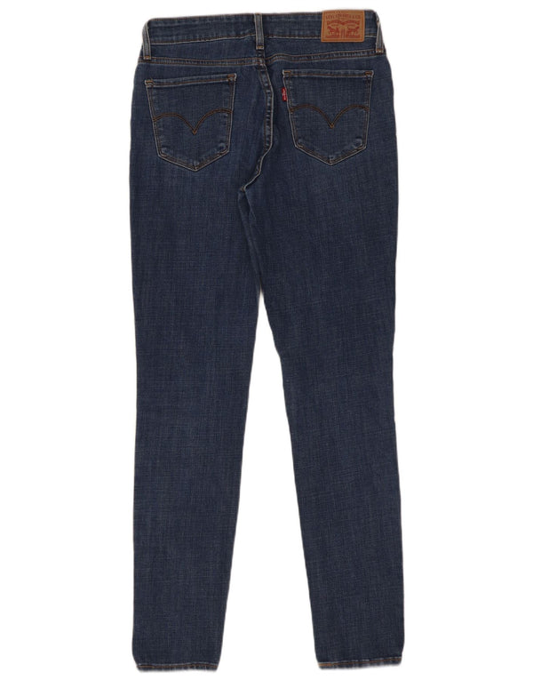 Damskie jeansy Levi's 711 Skinny W27 L30 Niebieskie bawełniane