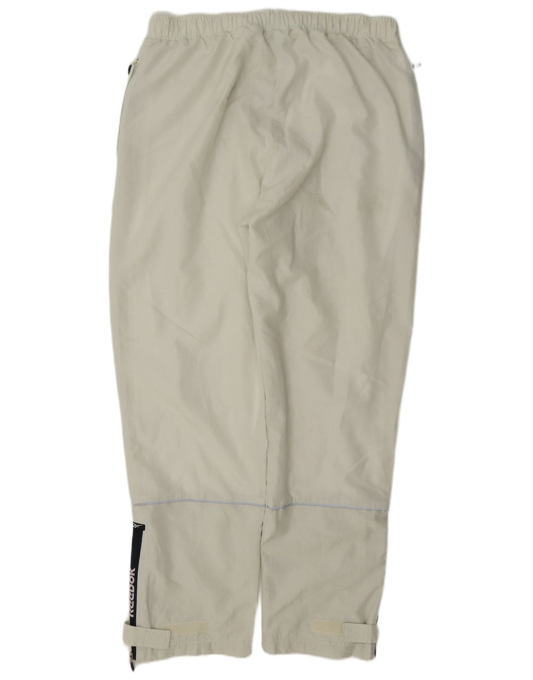 Reebok Mens Windbreaker Trousers Large Green Polyester