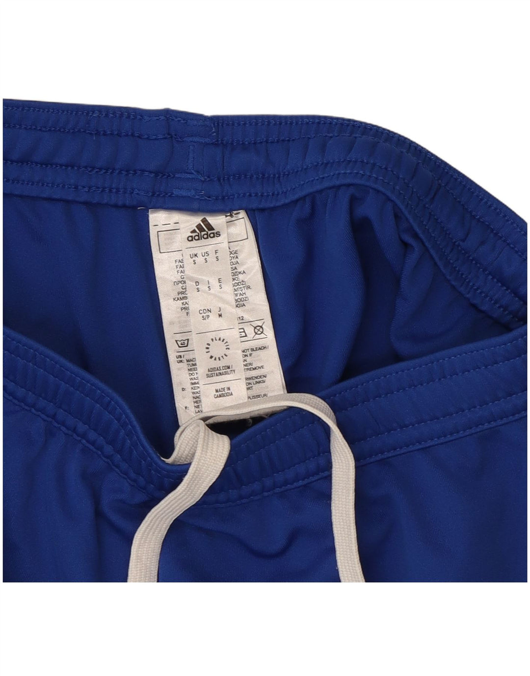 Męskie spodenki sportowe Adidas Aeroready, małe, niebieskie, poliestrowe