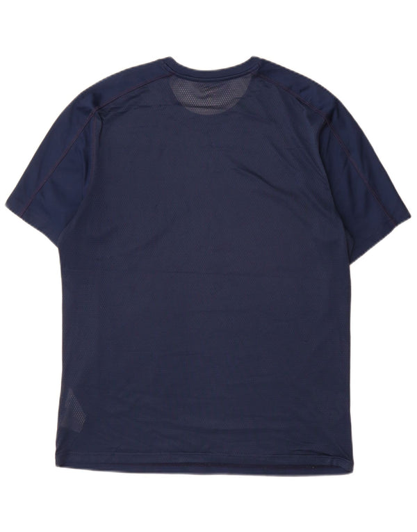 Męska koszulka Reebok Speedwick Top, średni granatowy poliester