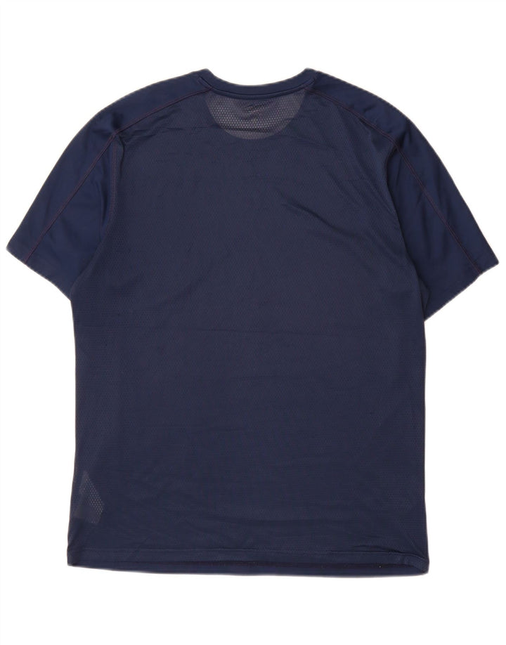 Męska koszulka Reebok Speedwick Top, średni granatowy poliester