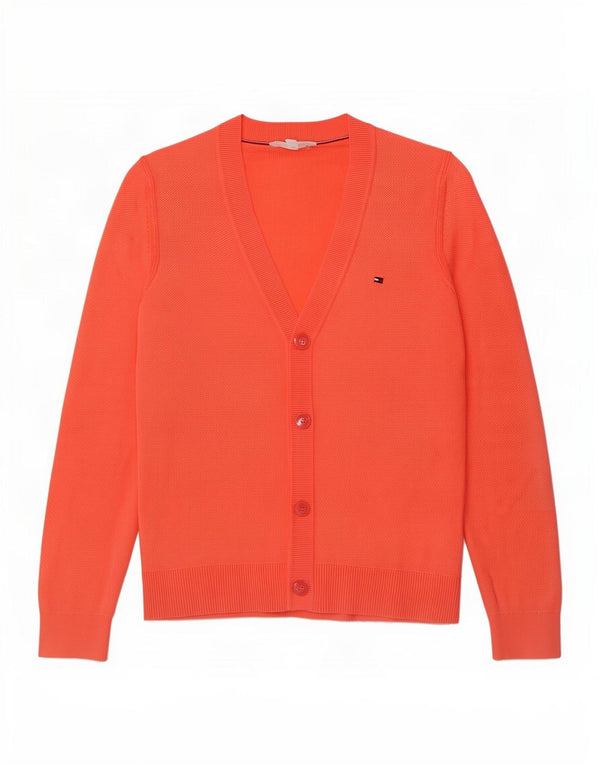 Sweter damski Tommy Hilfiger UK 6 XS Pomarańczowa bawełna