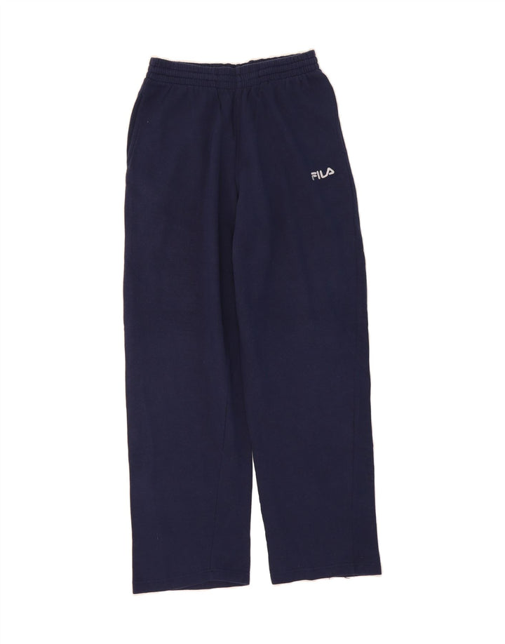 FILA Mens Tracksuit Trousers Medium  Navy Blue Cotton Vintage Fila and Second-Hand Fila from Messina Hembry 