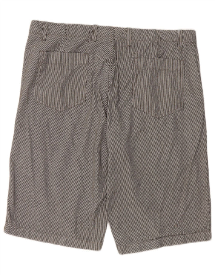 Męskie spodenki Chino Gap W36, duże, szare, bawełniane w prążki