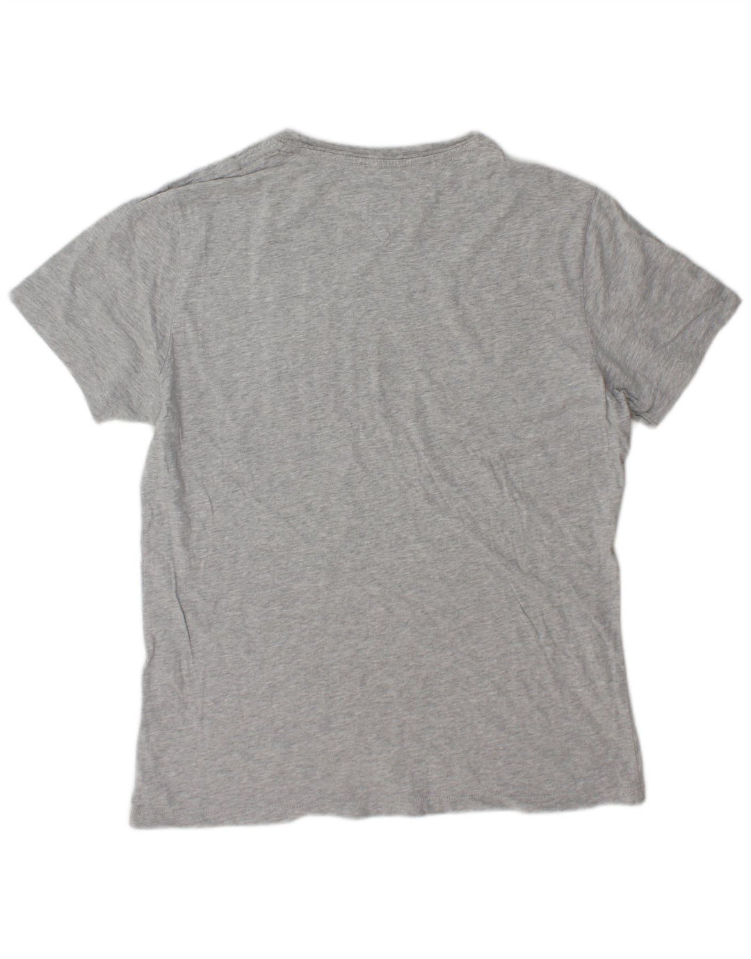 Męski T-shirt z grafiką Tommy Hilfiger, duży, szary