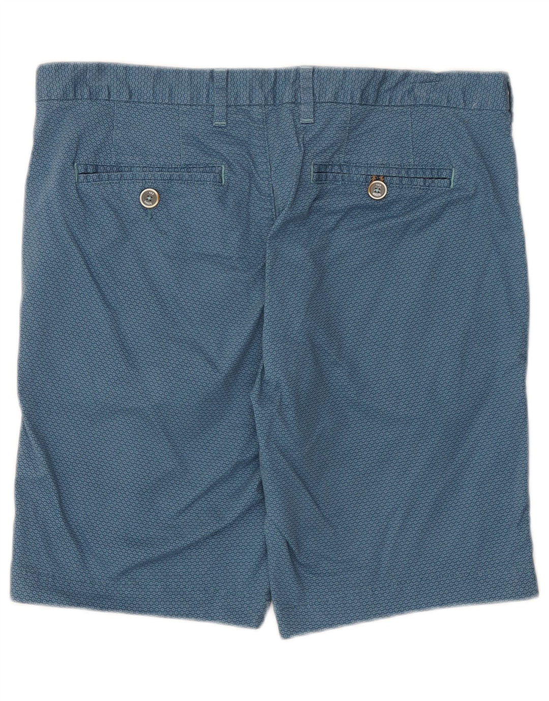 Męskie spodenki chino Ted Baker W34, duże, niebieskie, geometryczne, bawełniane