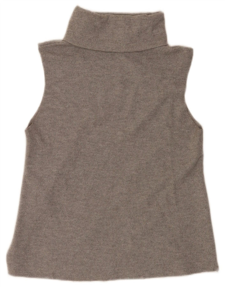 Damska kamizelka Zara Top UK 10 Small Szary Poliester