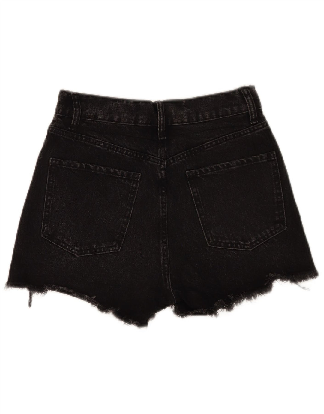 Damskie spodenki jeansowe Zara EU 34 2XS W24 Czarne