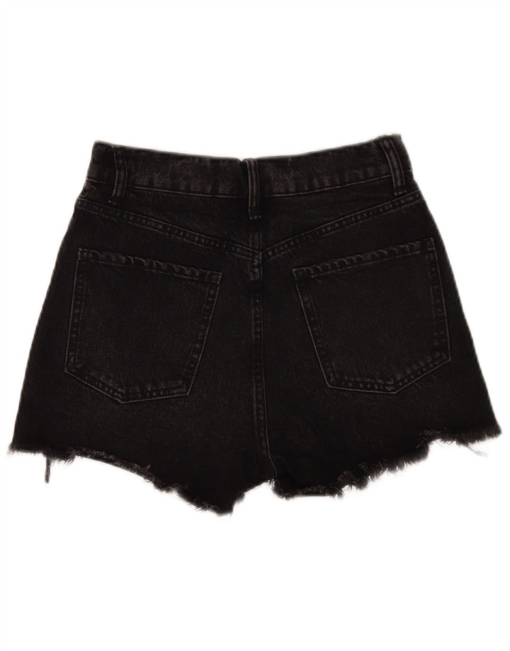 Damskie spodenki jeansowe Zara EU 34 2XS W24 Czarne