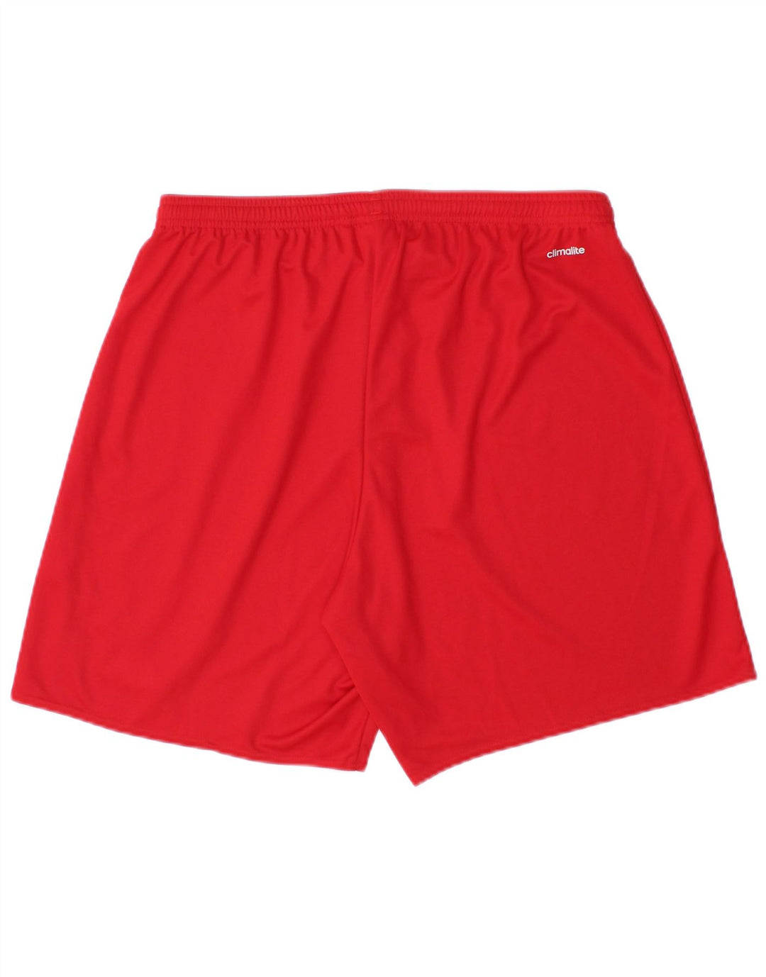 Męskie spodenki sportowe Adidas Climalite, duże, czerwone, poliestrowe