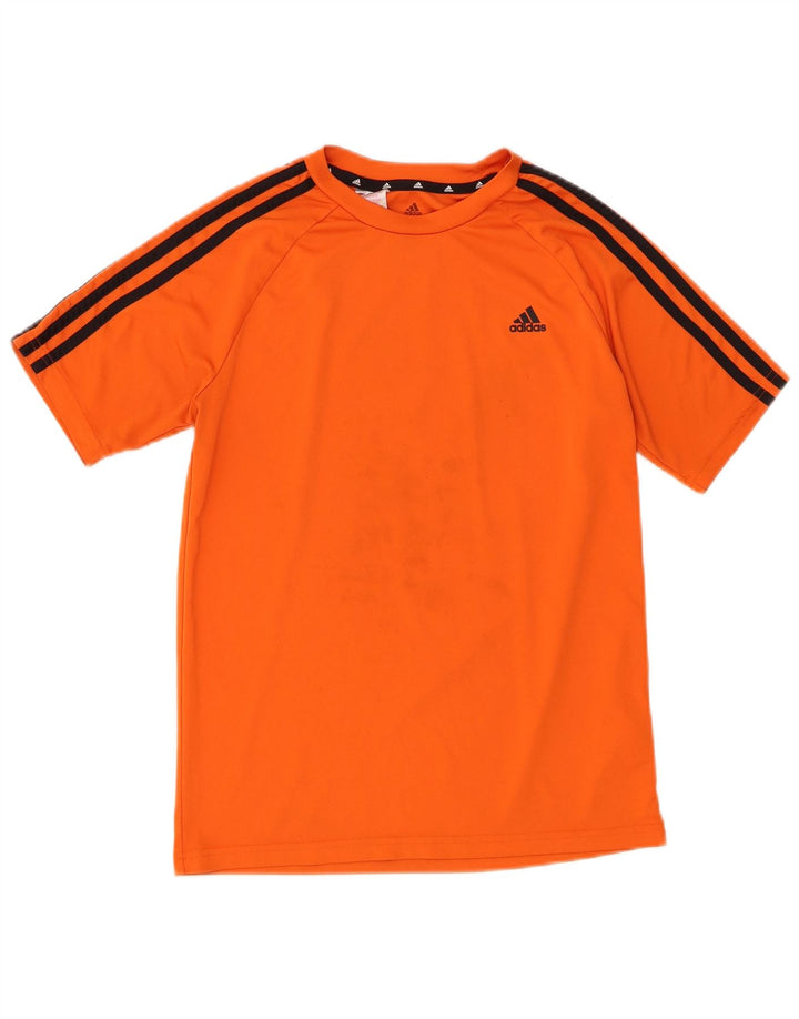 Chłopięca koszulka Adidas Aeroready Top 13-14 lat, pomarańczowy poliester