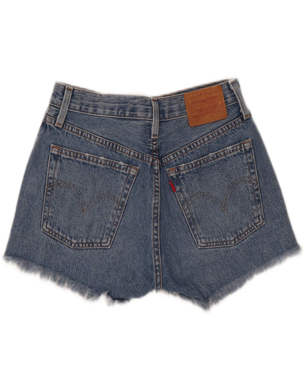 Damskie spodenki jeansowe Levi's 501 w trudnej sytuacji W24 XS, niebieska bawełna