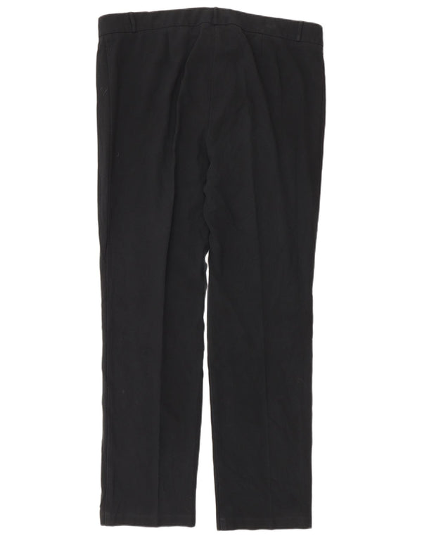 Marks & Spencer Damskie nowoczesne spodnie codzienne UK 16 duże W34 L30 czarne