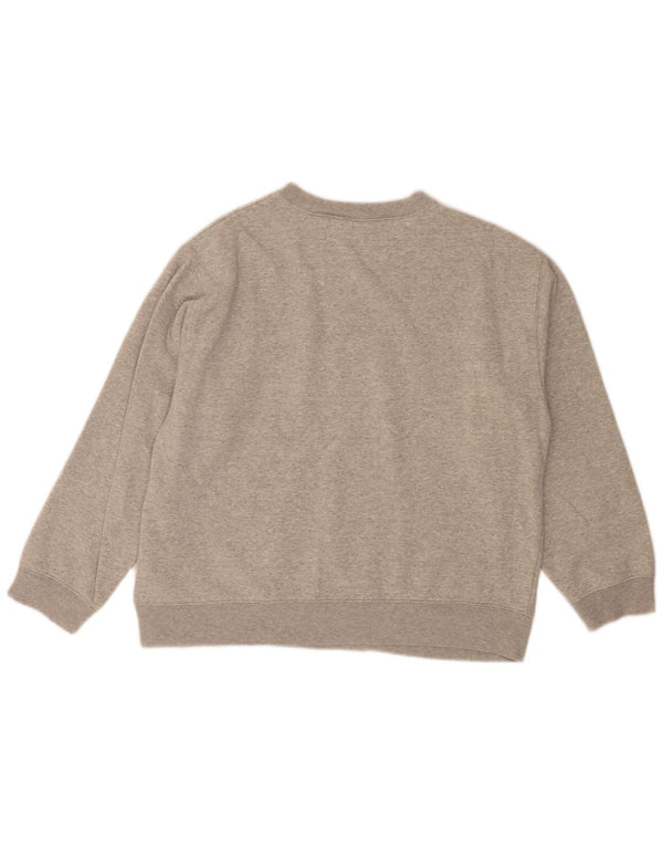 Damska bluza Gap Graphic o luźnym kroju, UK 14, średnia szara bawełna