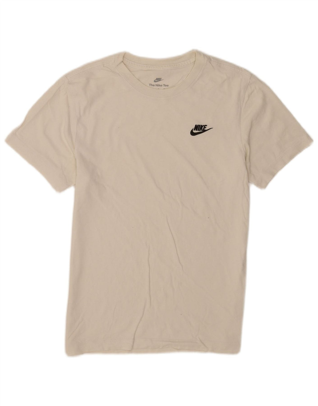 T-shirt męski Nike, mały, biały, bawełniany