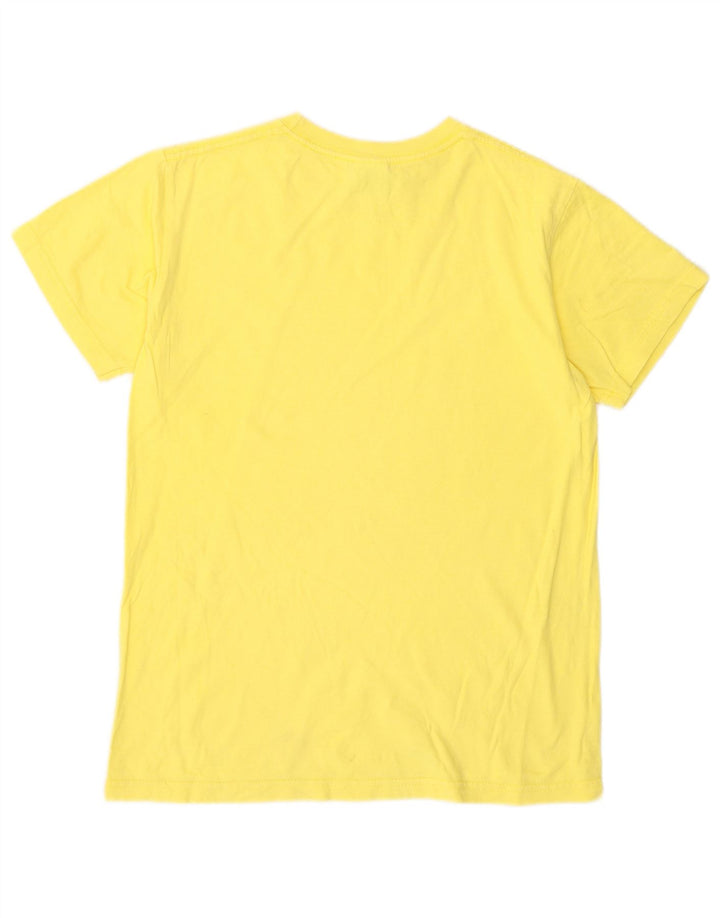 T-shirt chłopięcy Russell Athletic w wieku 11-12 lat, żółty, bawełniany