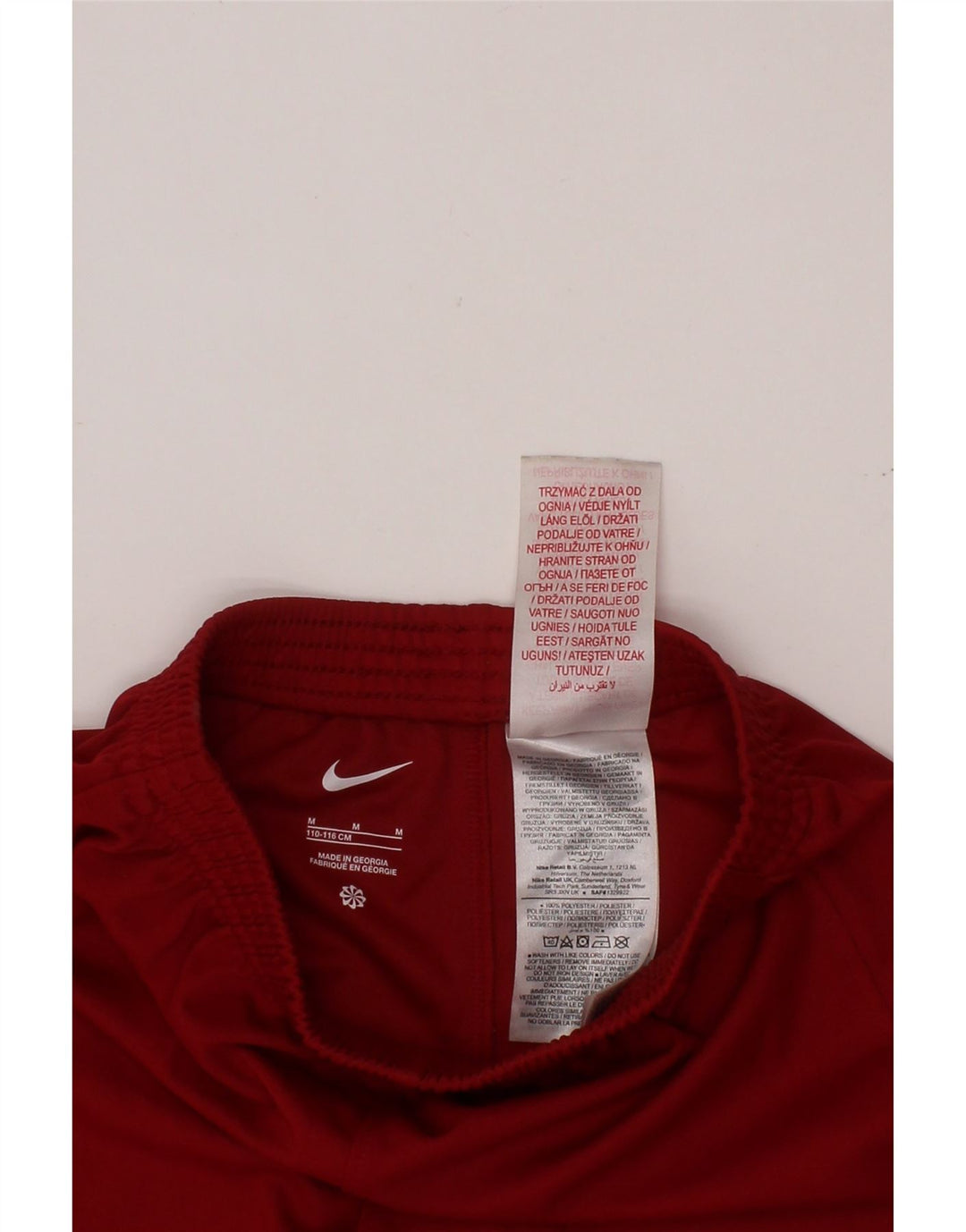 Chłopięce spodenki sportowe NIKE Liverpool 10-11 lat, średni czerwony poliester
