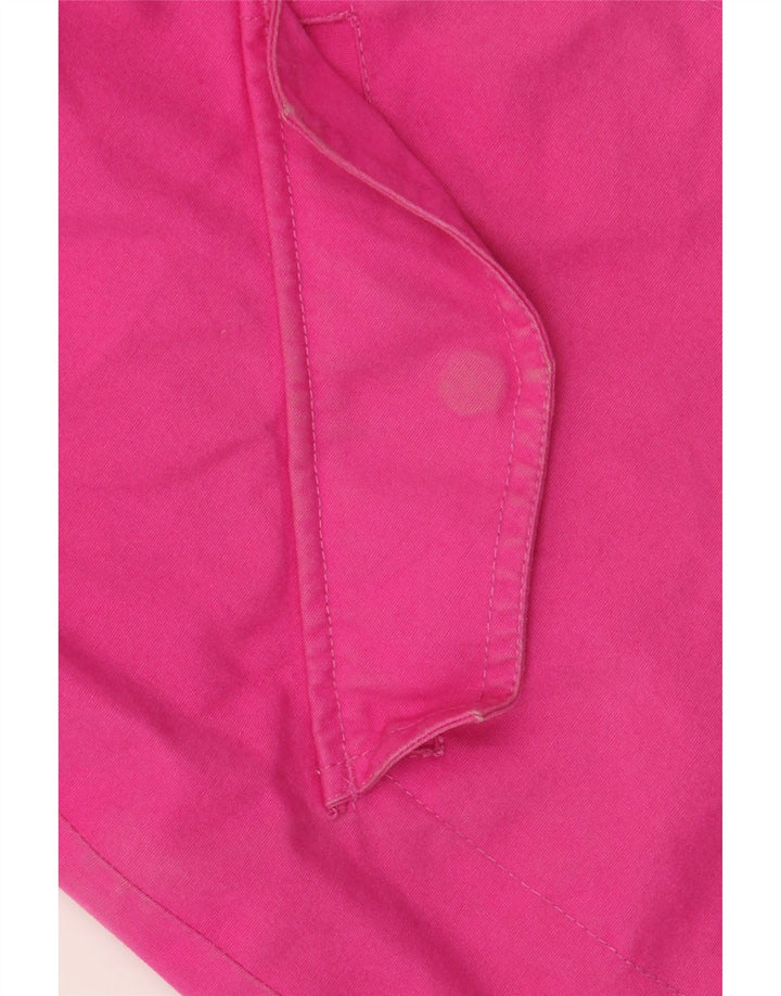 Damska kurtka przeciwdeszczowa z kapturem JOULES UK 18 XL, różowa, bawełniana