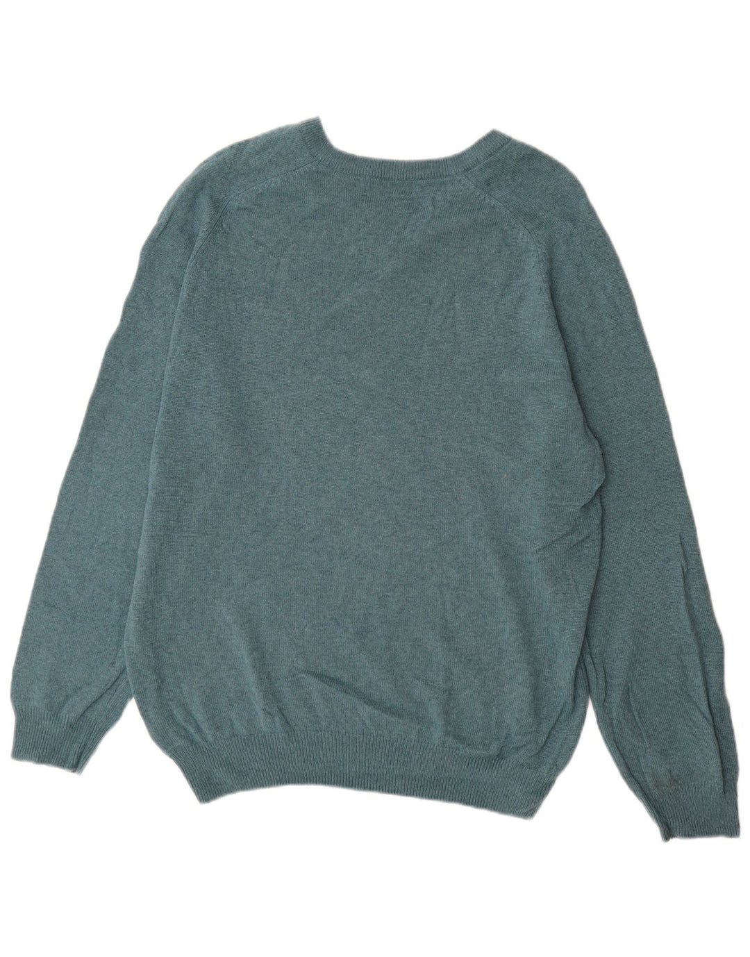 Męski sweter Marks & Spencer Blue Harbor z dekoltem w kształcie litery V, duży, zielony