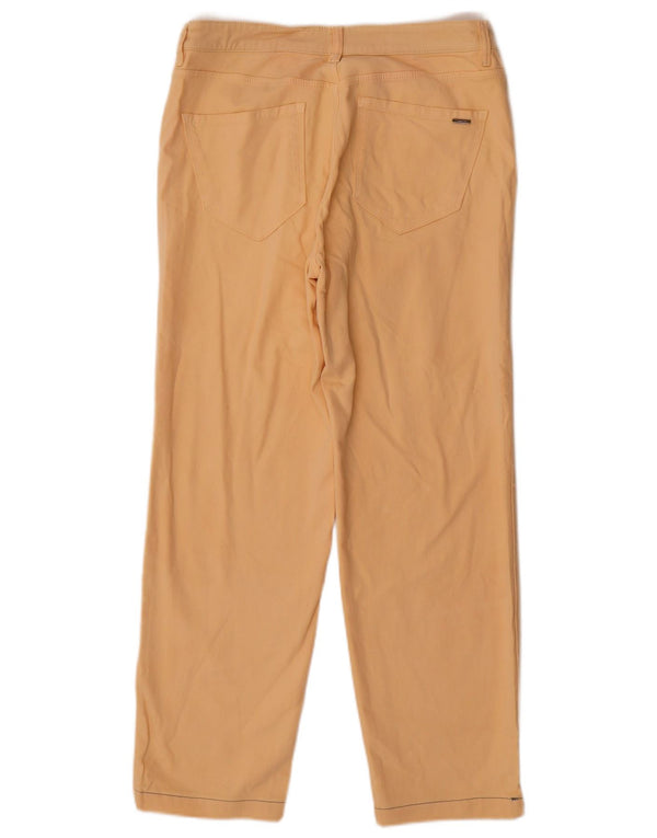 Spodnie damskie Massimo Dutti Straight Casual EU 40 Medium W30 L27 Żółte
