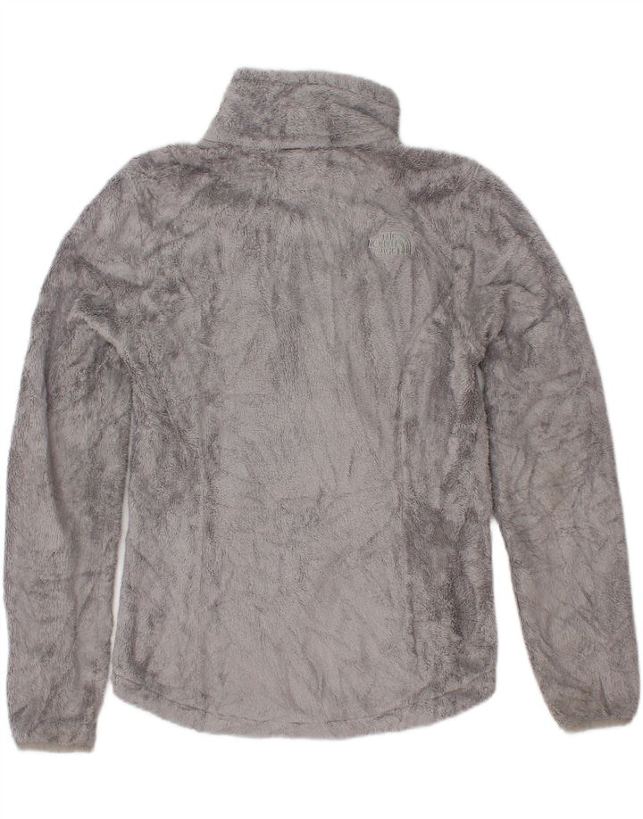 THE NORTH FACE Womens Fleece Jacket UK 6 XS Grey Polyester