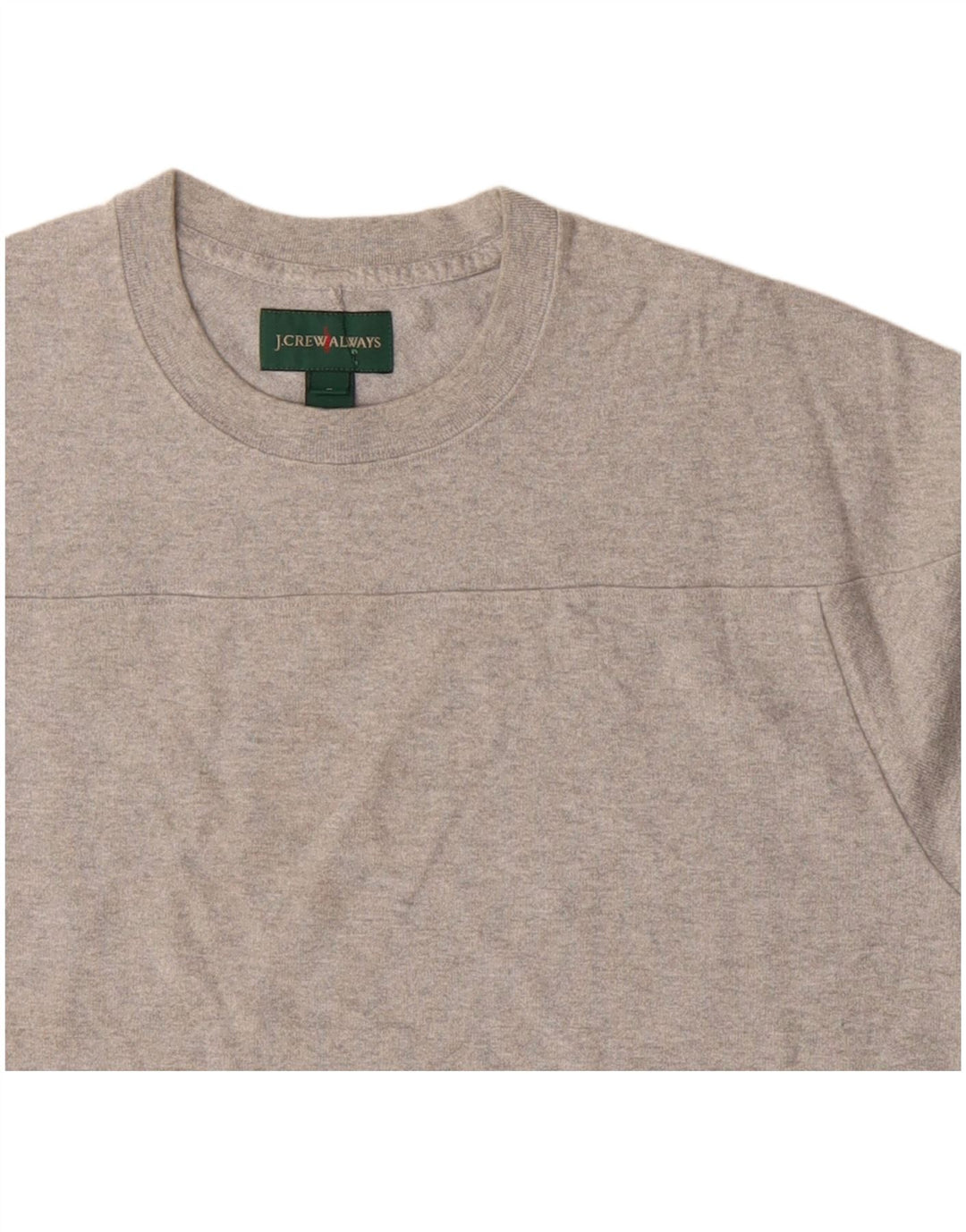 Męski sweter J. CREW, średnioszary, bawełniany