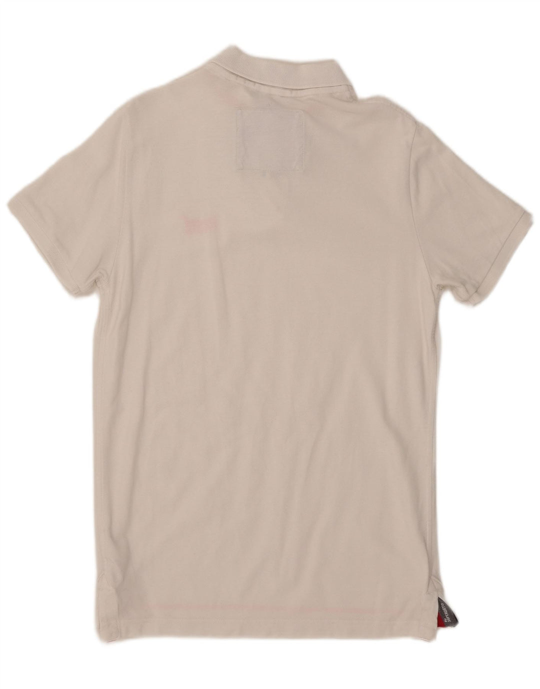 Męska koszulka polo Superdry, duża, biała, bawełniana
