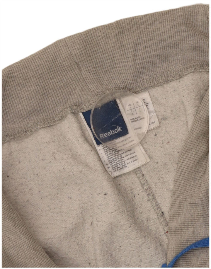 Męskie spodnie dresowe REEBOK, duże, szare, bawełniane