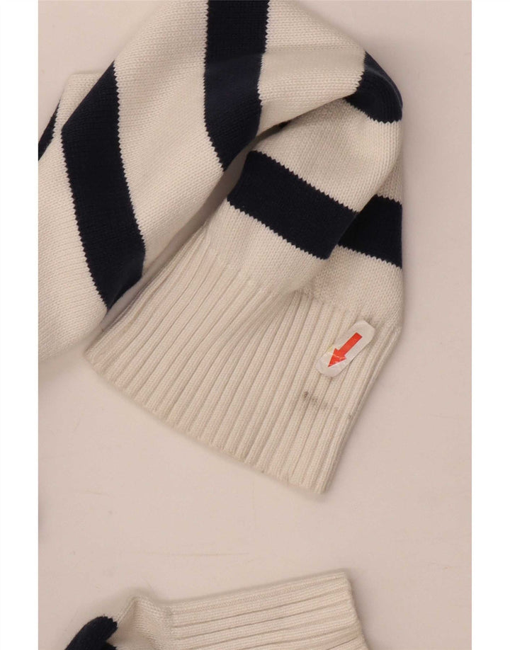 Męski sweter zapinany na guziki Tommy Hilfiger w duże białe paski