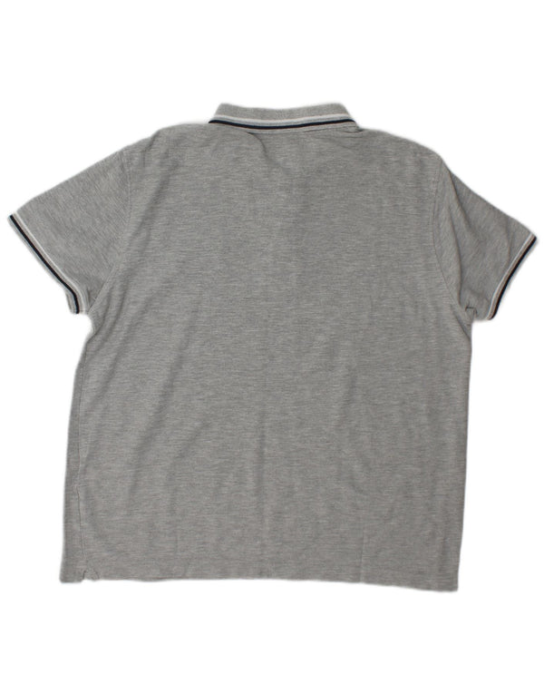 Lotto Mens Polo Shirt Medium Grey Flecked