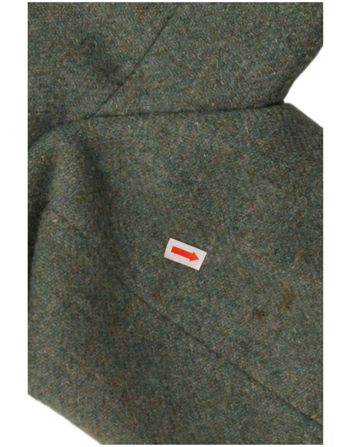 Męska marynarka BURTON zapinana na 2 guziki, UK 38, średnia zielona dziewicza wełna