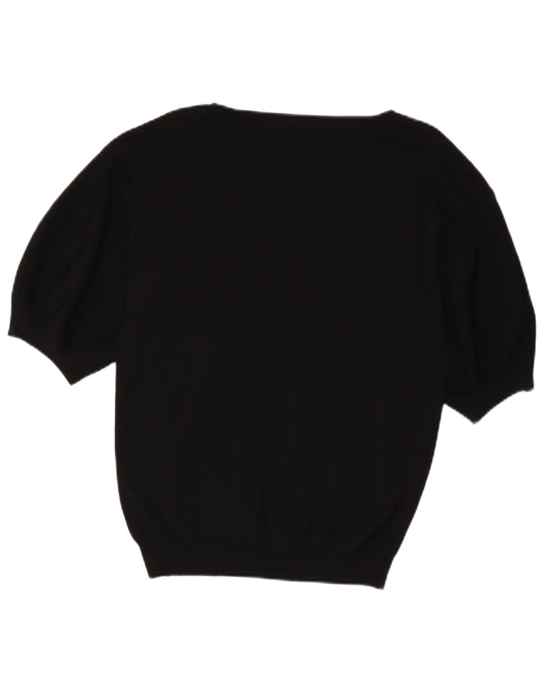 Sweter damski Massimo Dutti z dekoltem w łódkę UK 10, mały, czarny
