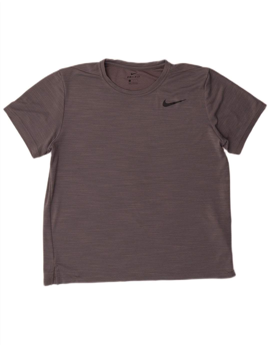 Damski T-shirt NIKE Dri Fit UK 16, duży, szary, nakrapiany poliester