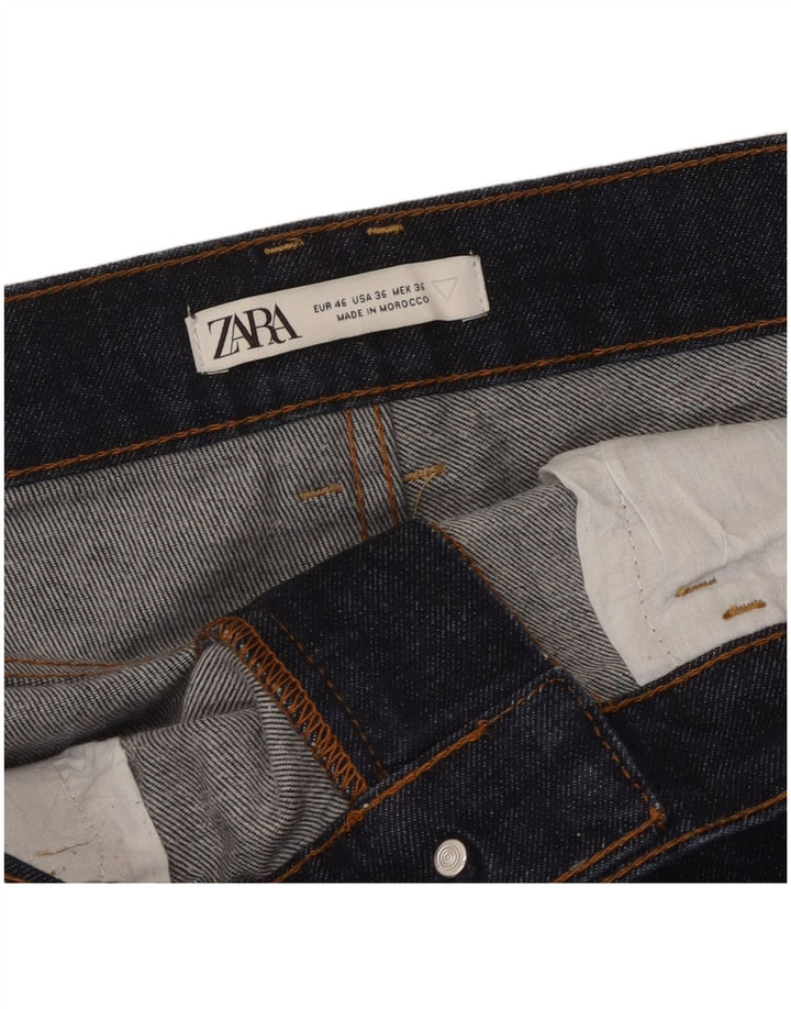 Jeansy męskie Zara Slim EU 46 XL W36 L31 Granatowe
