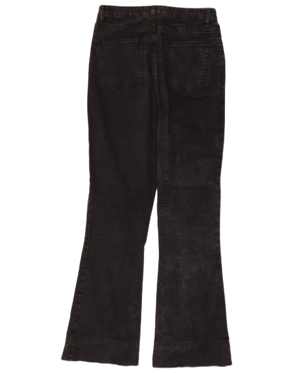 Damskie jeansy rozkloszowane z wysokim stanem Joe Browns UK 8 Small W28 L31 Czarna bawełna