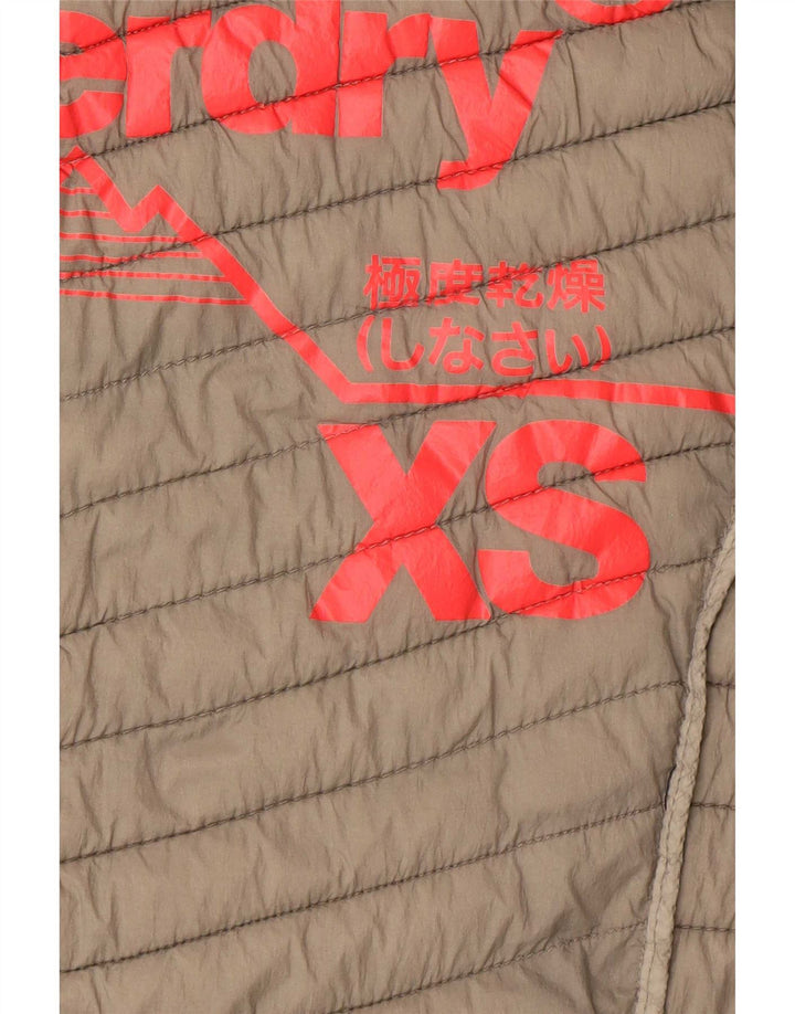 Damska ocieplana kurtka Superdry UK 6 XS, nylon khaki