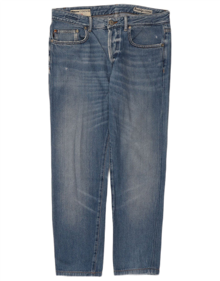 Męskie proste dżinsy Blauer W32 L27 niebieskie