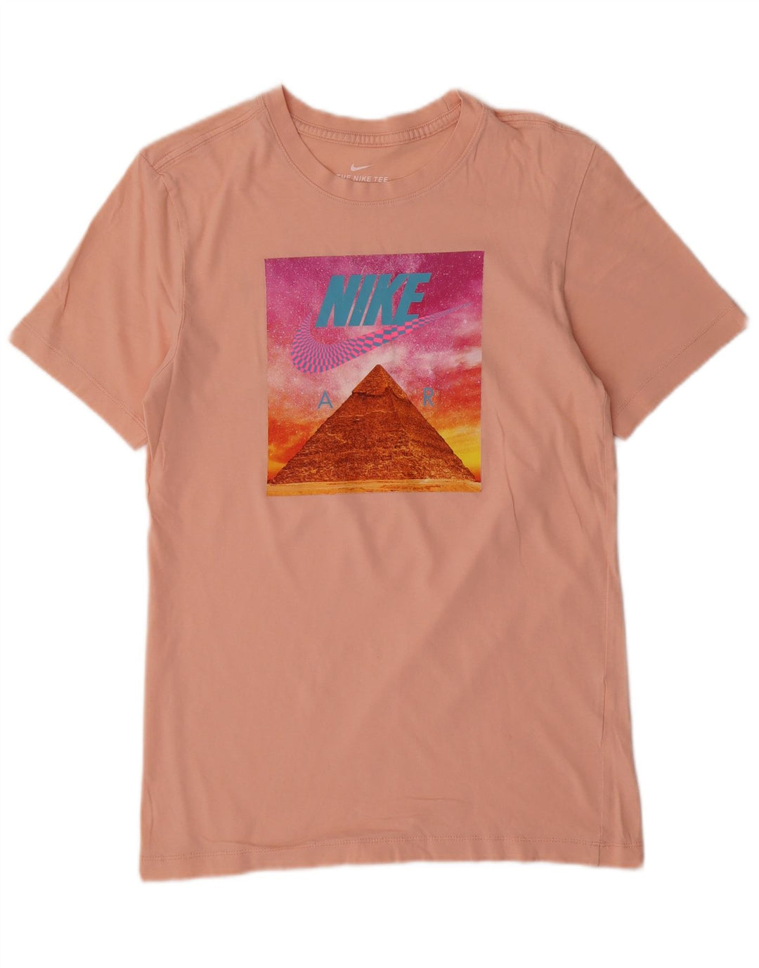 Męski T-shirt z grafiką Nike, mały, różowy