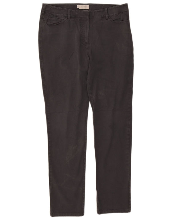 Spodnie damskie Hobbs Slim Fit UK 14 Large W32 L29 Szara bawełna