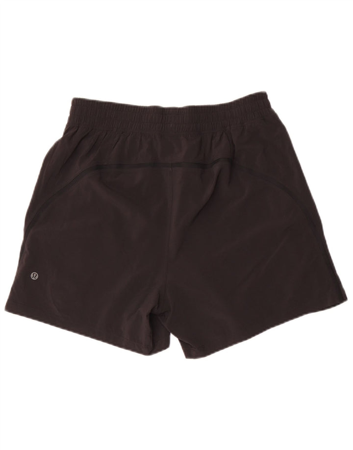 Damskie spodenki sportowe Lululemon UK 10, małe, czarne, poliestrowe