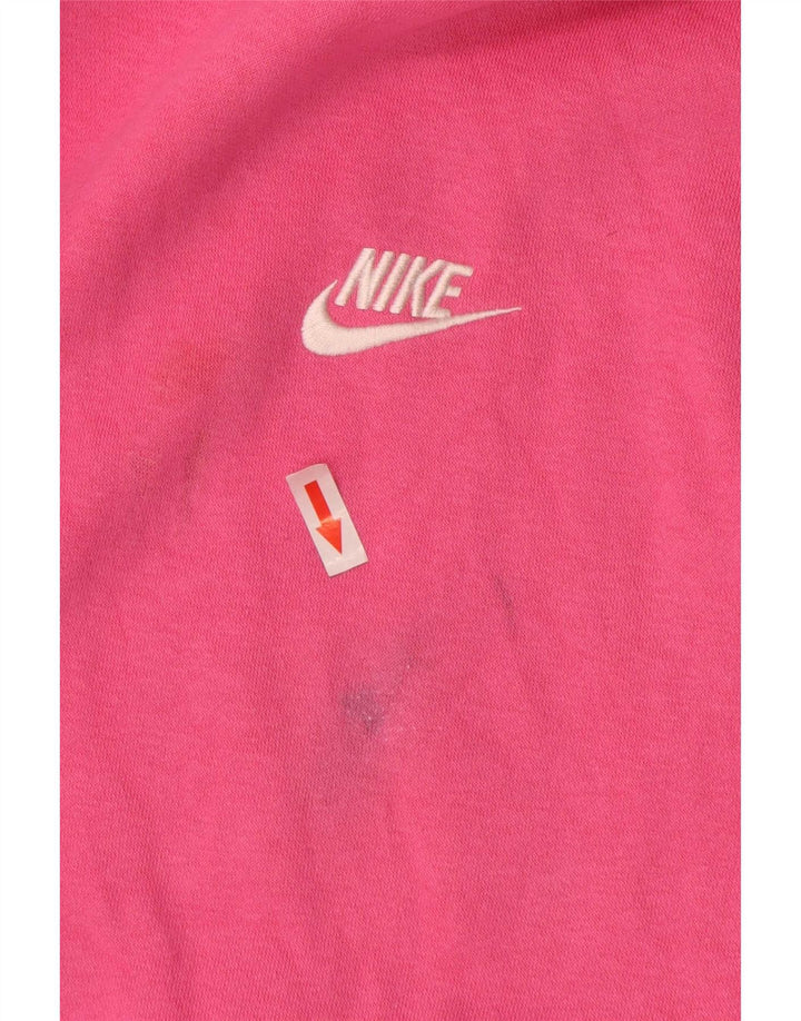 Męski sweter z kapturem Nike, średni, różowy, bawełniany