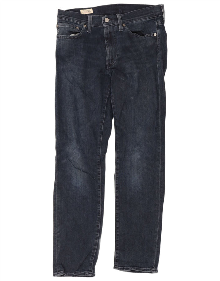 Męskie jeansy Levi's 511 Slim W31 L30 Granatowa bawełna