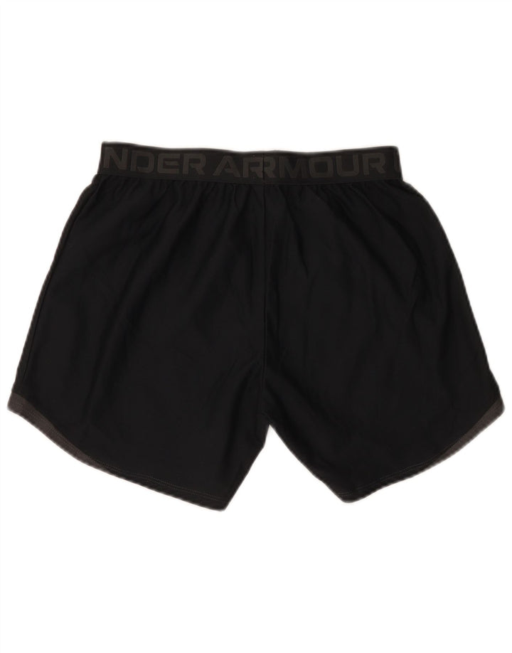 Damskie spodenki sportowe Under Armour Graphic UK 10, małe, czarne, poliestrowe