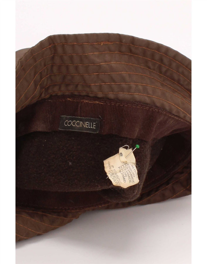 Damski kapelusz typu Bucket Coccinelle, mały, brązowy, poliester